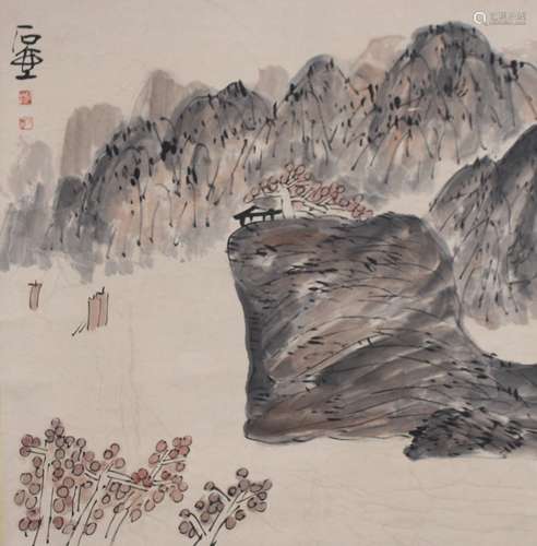 陈子庄《山水》挂轴