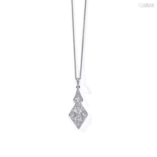 A diamond pendant