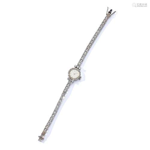 Sandoz: A diamond cocktail watch, circa 1940