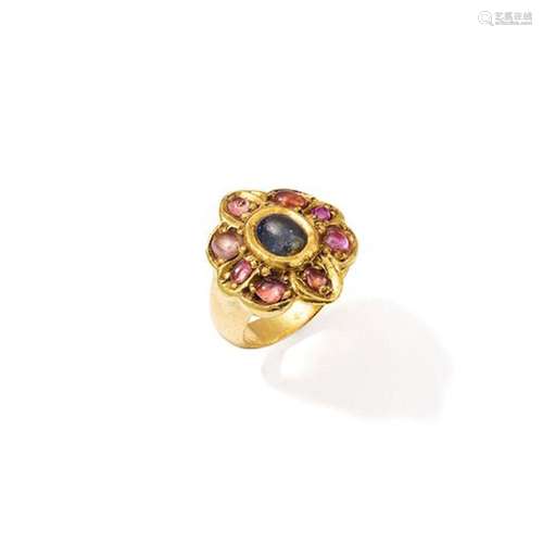 A 19th century gem-set dress ring