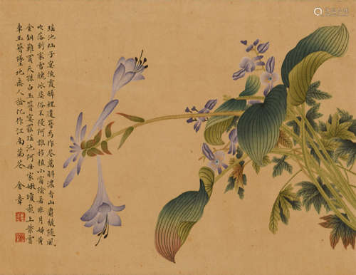 金章 (1884-1939) 花卉