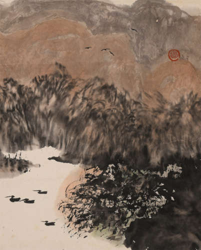 贾又福 (b.1941) 山水