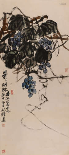 朱屺瞻 (1892-1996) 葡萄