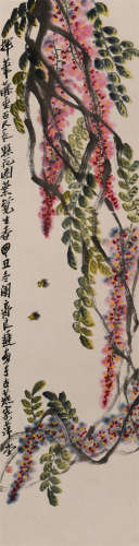 齐良迟 (1921-2003) 紫藤蜜蜂
