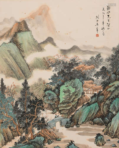 吴一峰 (1907-1998) 山水