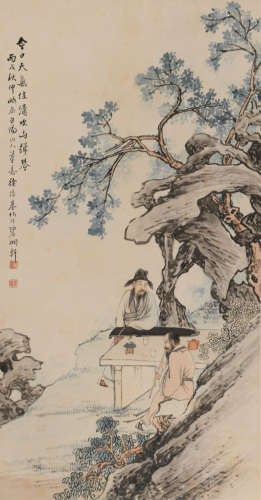 徐培基 (1909-1970) 品茗图