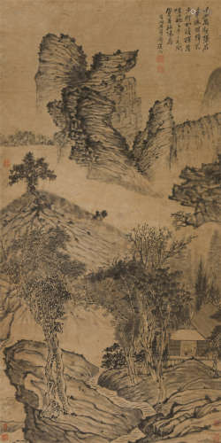 石涛（款）(1630一1724) 山水