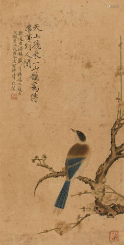于非闇 (1889-1959) 天上飞来一山雀