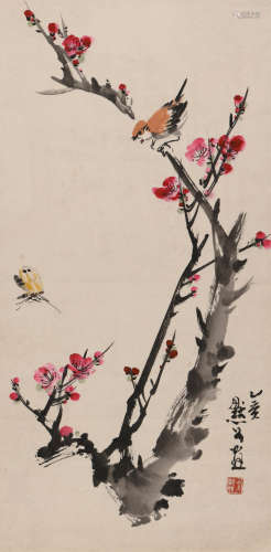 金默如 (b.1935) 花鸟