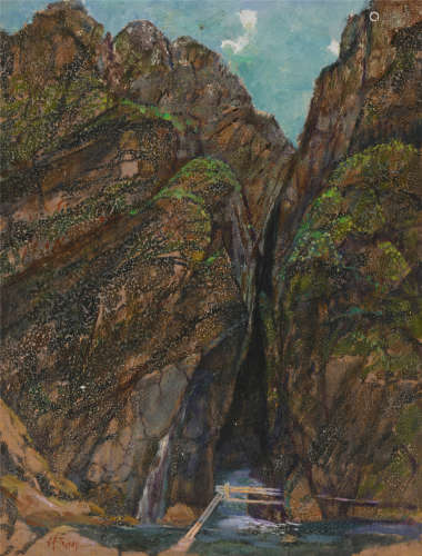周路石 (b.1924) 山水