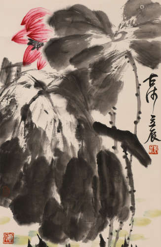 张立辰 (b.1939) 荷花