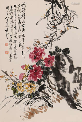 王个簃 (1897-1988) 花卉