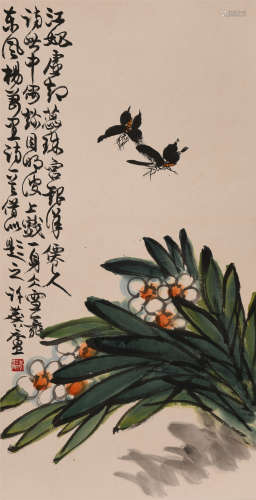 许麟庐 (1916-2011) 花卉