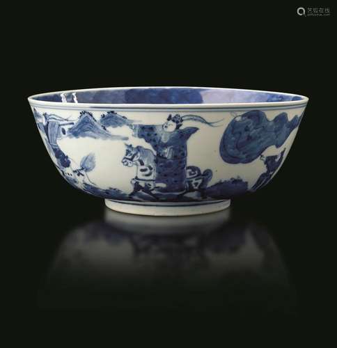 A porcelain bowl, China, Qing Dynasty