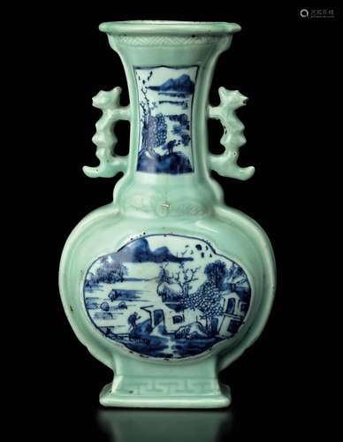 A porcelain vase, China, Qing Dynasty