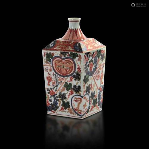 An Arita porcelain bottle, Japan, 1700s