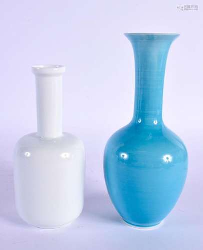 TWO CHINESE PORCELAIN BO JIA VASES 20th Century. Largest 16....