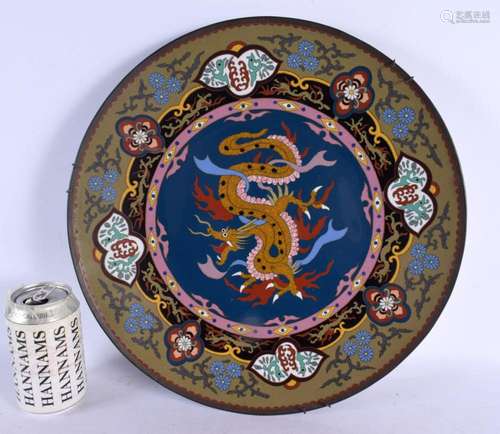 A LARGE 19TH CENTURY JAPANESE MEIJI PERIOD CLOISONNE ENAMEL ...