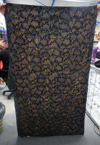 A FINE LARGE 17TH/18TH CENTURY CHINESE SILK WORK BROCADE PAN...