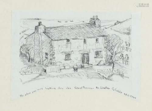 Robert Brennan - The place you are looking for, pen, ink and...