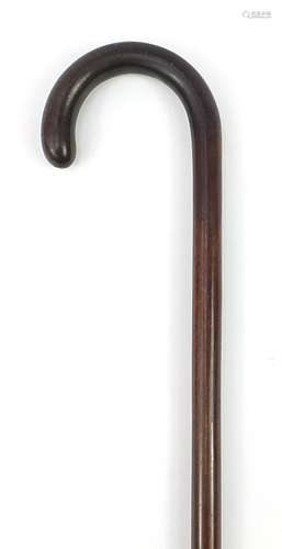 Snakewood walking stick, 91cm in length