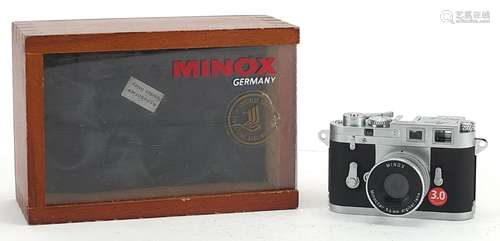 Minox by Leica, miniature German digital camera model M3, ho...