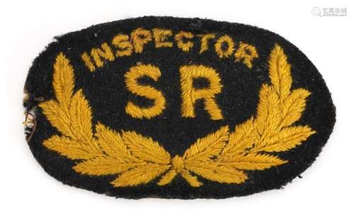 Southern Rail Inspector cloth patch, 8cm wide