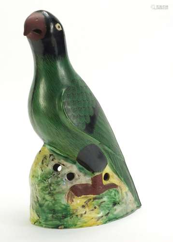 Large Chinese hand painted porcelain bird hand painted in th...