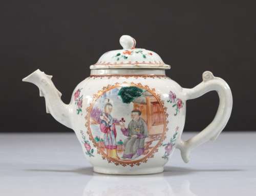 Théière en porcelaine de chine QianlongPoids: 570 gRégion: C...