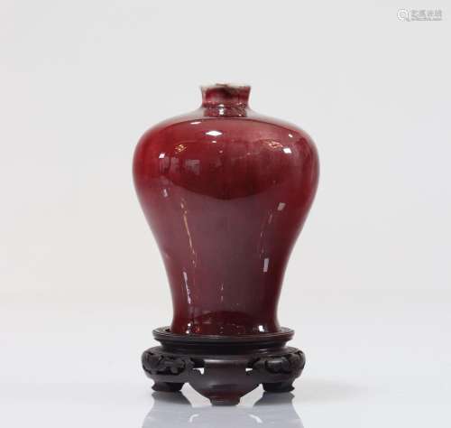 Vase Meiping sang de bœuf époque QingPoids: 341 gRégion: Chi...