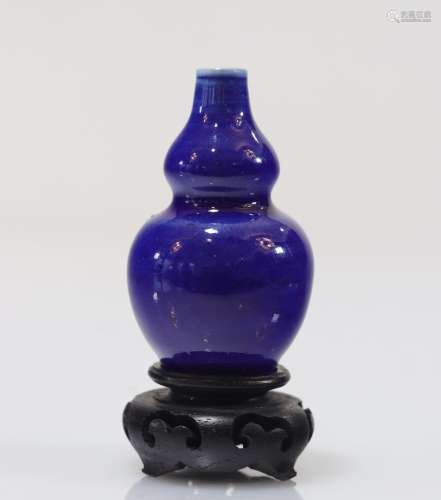 Vase double gourde bleu époque QingPoids: 83 gRégion: ChineD...