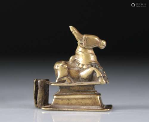 Bronze sino-tibétain XVII/XVIIIPoids: 160 gRégion: TibetDime...