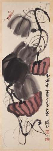ATTRIBUTED TO QI BAISHI (1864-1957) Pumpkins