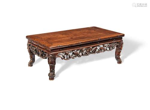 A HUANGHUALI KANG TABLE 19th/20th century