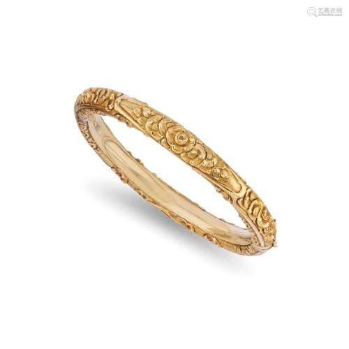 18k yellow gold bangle