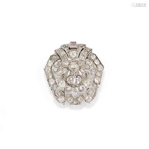 Diamond Clip brooch