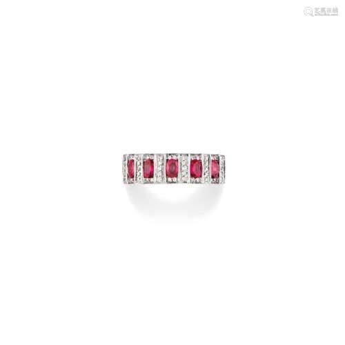 diamond and ruby ring