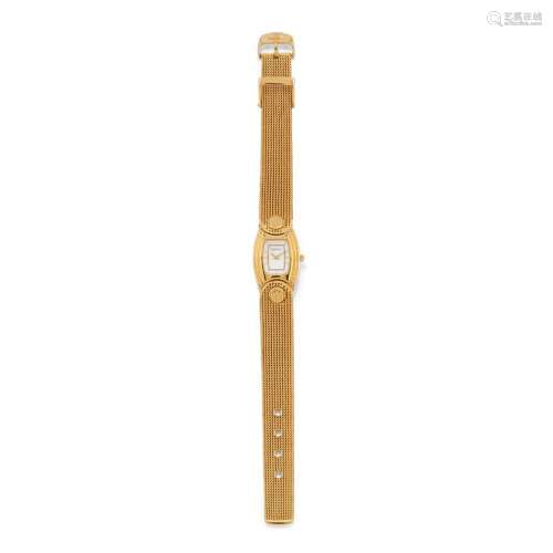 lady s 18k gold watch, delaneau