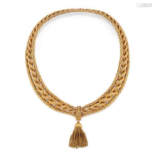 18k yellow gold necklace