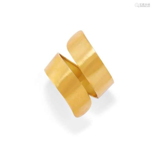18k yellow gold slave bracelet, capello torino