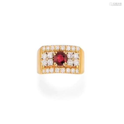 ruby and diamond ring, repossi