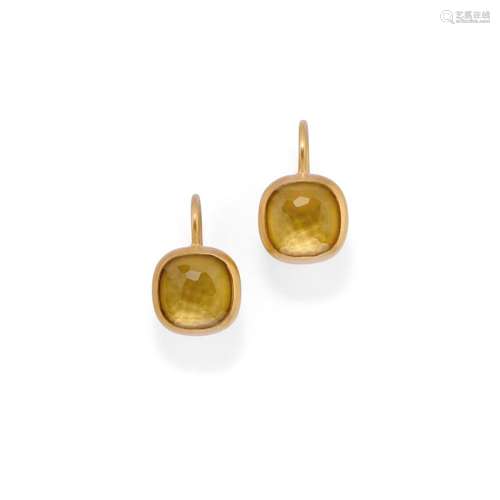 pair of earrings, "sherazade" pomellato