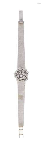 Diamond lady’s bracelet-watch