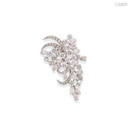 diamond brooch