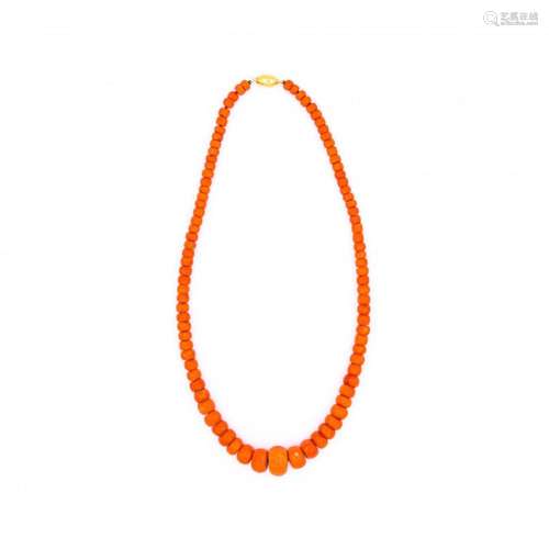 red coral necklace