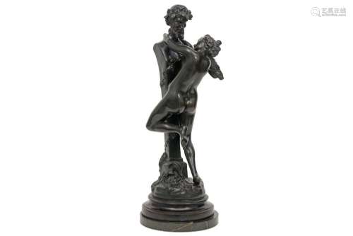 CLODION (1738 - 1814) antieke sculptuur in brons : "Jon...