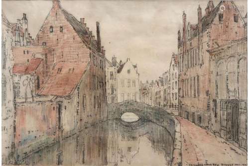 PIETERNEEF JACOB (1886 - 1957) zeldzaam werk in gemengde