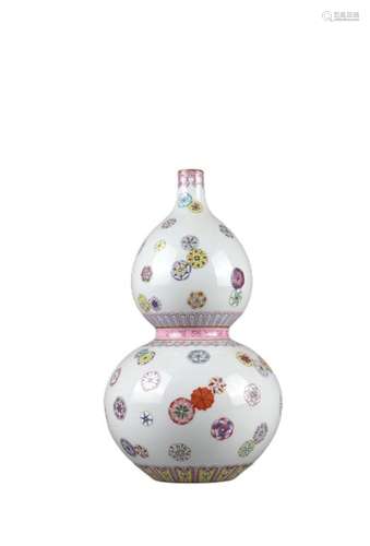 Pastel Ball Flower Gourd Bottle