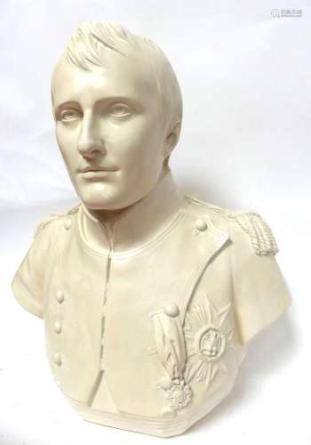 Buste de Napoléon Ier d’après Houdon, en uniforme de colonel...