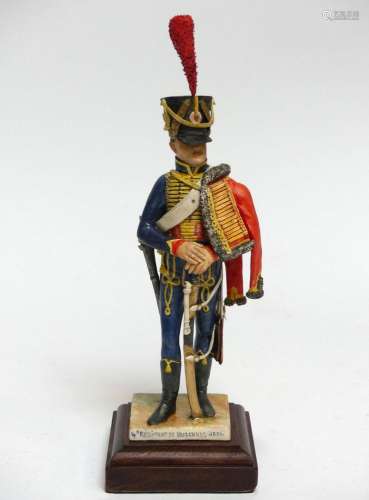 Bernard BELLUC (1949 - ) Quatrième régiment de hussards 1806...